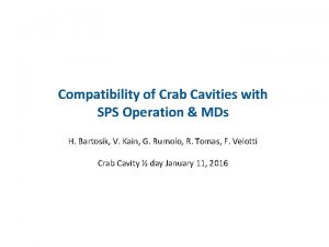 Compatibility of Crab Cavities with SPS Operation MDs