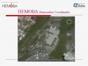 HEMOBA Hemocentro Coordenador Plano Plurianual 2008 2011 Diretriz