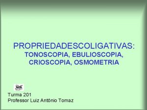 Crioscopia