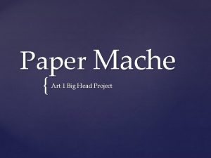 Big head art project