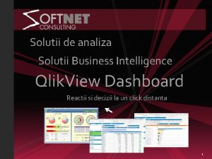 Solutie business intelligence