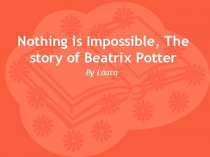 Did beatrix potter ever marry Did beatrix potter ever marry