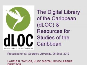 Digital library of the caribbean