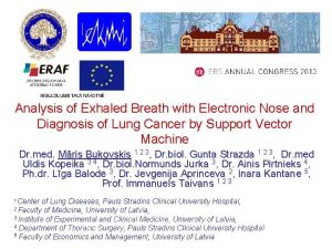 Analysis of Exhaled Breath with Electronic Nose and