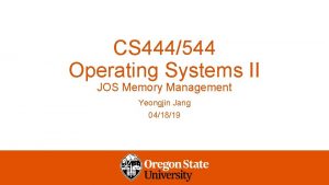Jos operating system