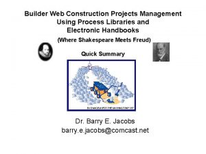 Builder Web Construction Projects Management Using Process Libraries