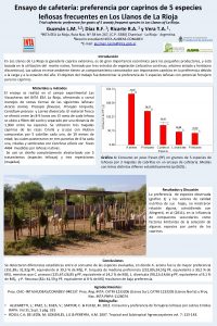 Ensayo de cafetera preferencia por caprinos de 5