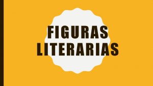 Figuras literarias de pensamiento