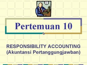 Materi responsibility accounting