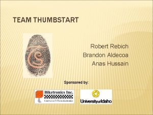 Thumbstart Thumbstart