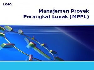 LOGO Manajemen Proyek Perangkat Lunak MPPL Work Breakdown