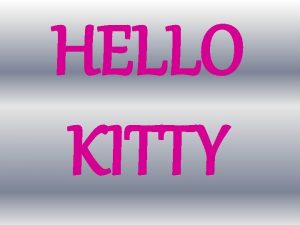 Hello kitty historia
