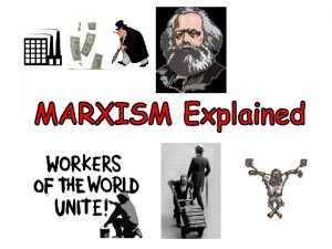 Marxists adopt a CONFLICT perspective on power They