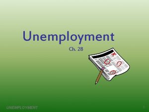 Unemployment