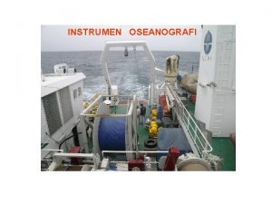 Instrumen oseanografi