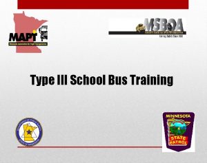 Type iii school bus