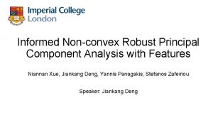 Informed Nonconvex Robust Principal Component Analysis with Features