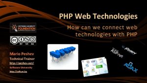 PHP Web Technologies How can we connect web