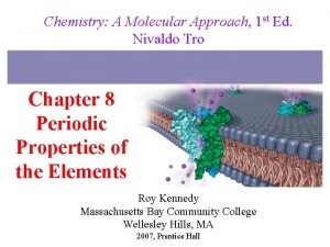 Chemistry A Molecular Approach 1 st Ed Nivaldo