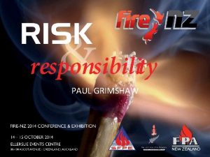 PAUL GRIMSHAW FIRE ISSUES IN LITIGATION Leaky Building