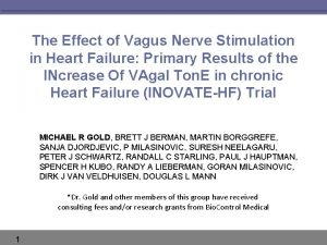 The Effect of Vagus Nerve Stimulation in Heart