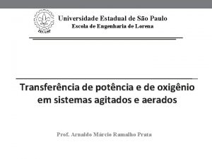 Universidade Estadual de So Paulo Escola de Engenharia