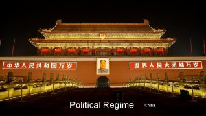 China political system