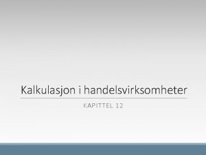 Bruttofortjeneste i kr