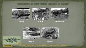 Photographs of West Virginia Outcrops by County Marion