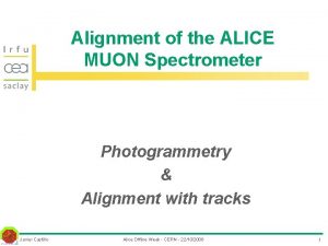 Alignment of the ALICE MUON Spectrometer Photogrammetry Alignment