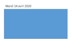 Mardi 14 avril 2020 Calcul mental Addition de