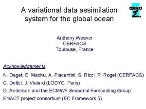 A variational data assimilation system for the global