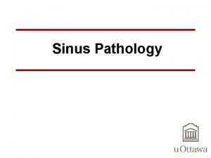 Sinus Pathology Paranasal sinuses Staging criteria primary tumor