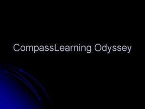 Compass learning com odyssey