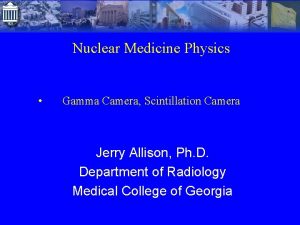 Pulse height analyzer in gamma camera