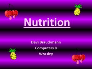Nutrition Devi Brauckmann Computers 8 Worsley Carbohydrates quickest