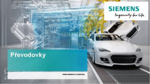 Pevodovky www siemens czpohony Unrestricted Siemens 2020 Dobr