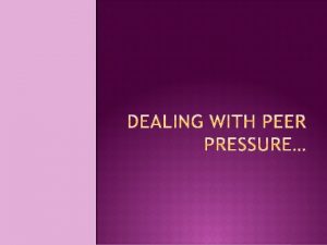 Definition of Peer Pressure Examples of peer pressure
