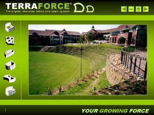 stop 1 YOUR GROWING FORCE stop TERRAFORCE products