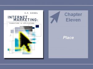 Chapter Eleven Place Chapter Eleven Learning Objectives To