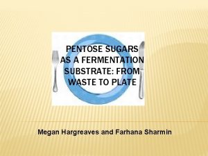 PENTOSE SUGARS AS A FERMENTATION SUBSTRATE FROM WASTE