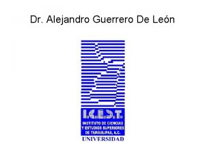 Dr Alejandro Guerrero De Len ESQUIZOFRENIA ESQUIZOFRENIA HISTORIA