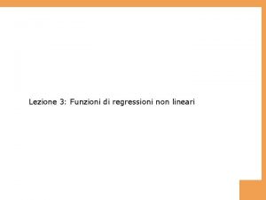 Regressione non lineare excel