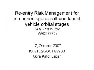 Reentry Risk Management for unmanned spacecraft and launch