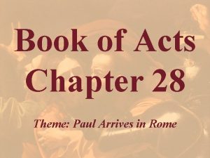 Acts chapter 28