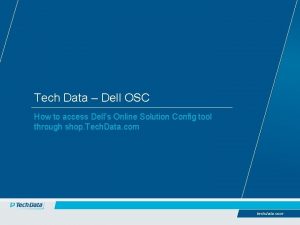 Dell online solution configurator