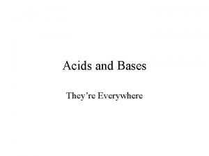 Acids and Bases Theyre Everywhere Definitions Arrhenius Acids