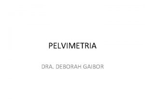 Pelvimetria