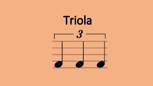 Triola nota
