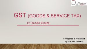 Gst rates on services pdf
